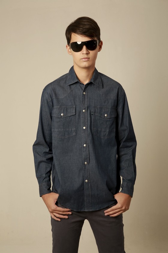 Camisa de mezclilla | KƎ Casual Wear