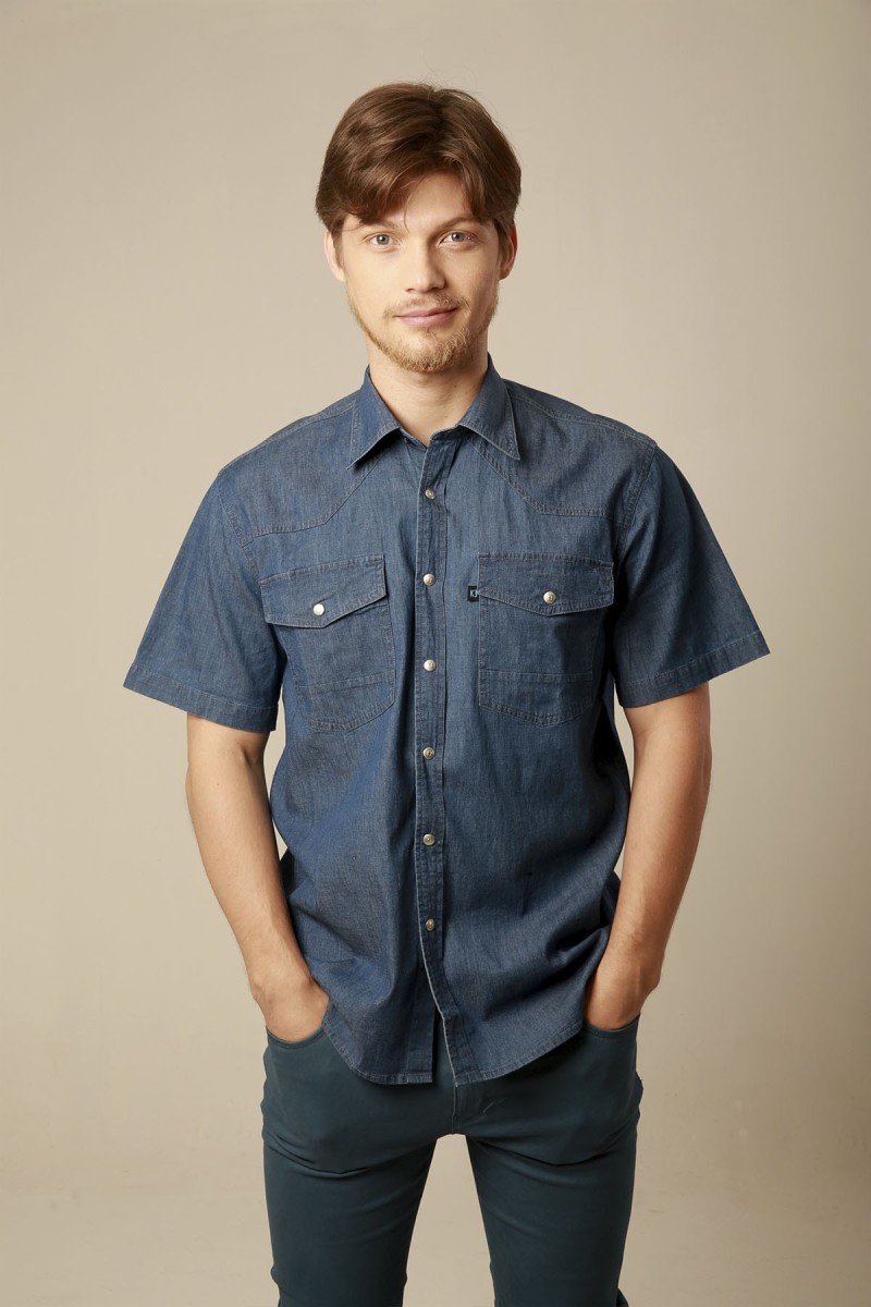 Camisa de mezclilla | KƎ Casual Wear