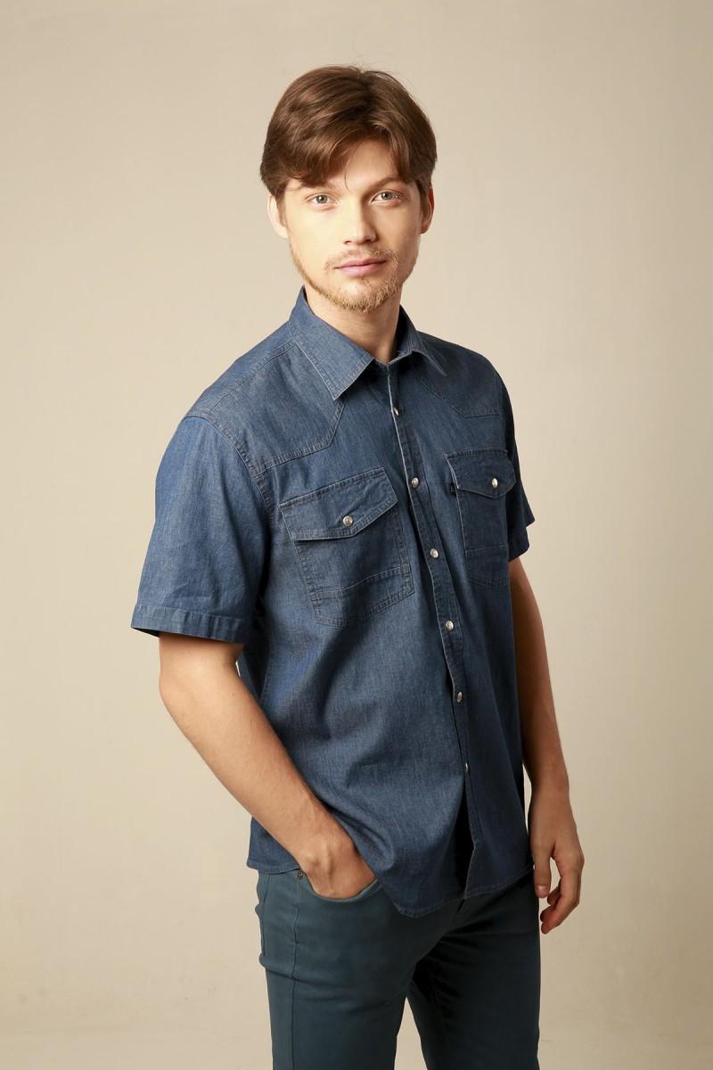 Camisa de mezclilla | KƎ Casual Wear