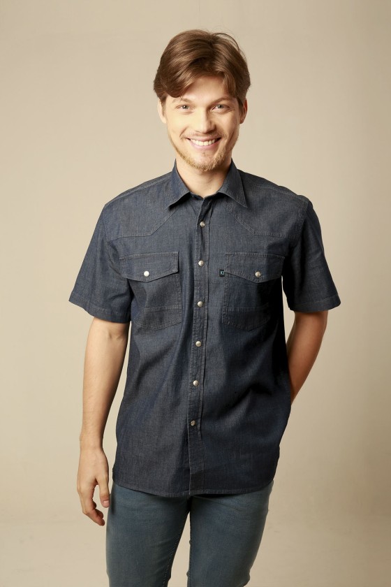Camisa de mezclilla | KƎ Casual Wear