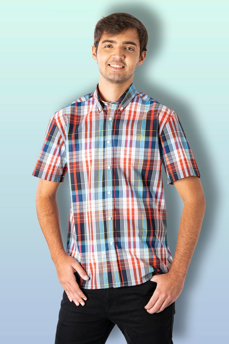 Camisa Performance Plaid Shirts Ref. CC10-26 Camisa Performance Plaid Shirts Ref. CC10-26