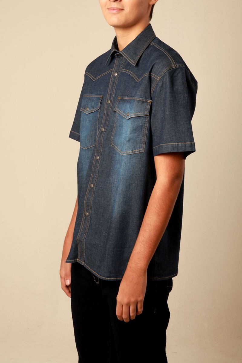 Camisa denim CowBoy | KƎ Casual Wear