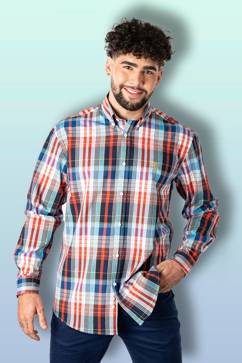 Camisa a cuadros | KƎ Casual Wear