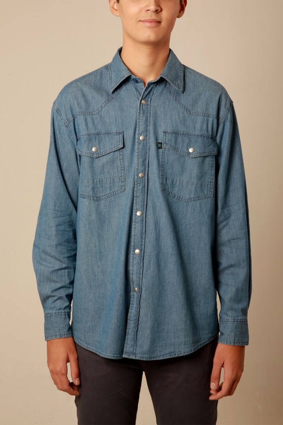 Camisa de mezclilla | KƎ Casual Wear