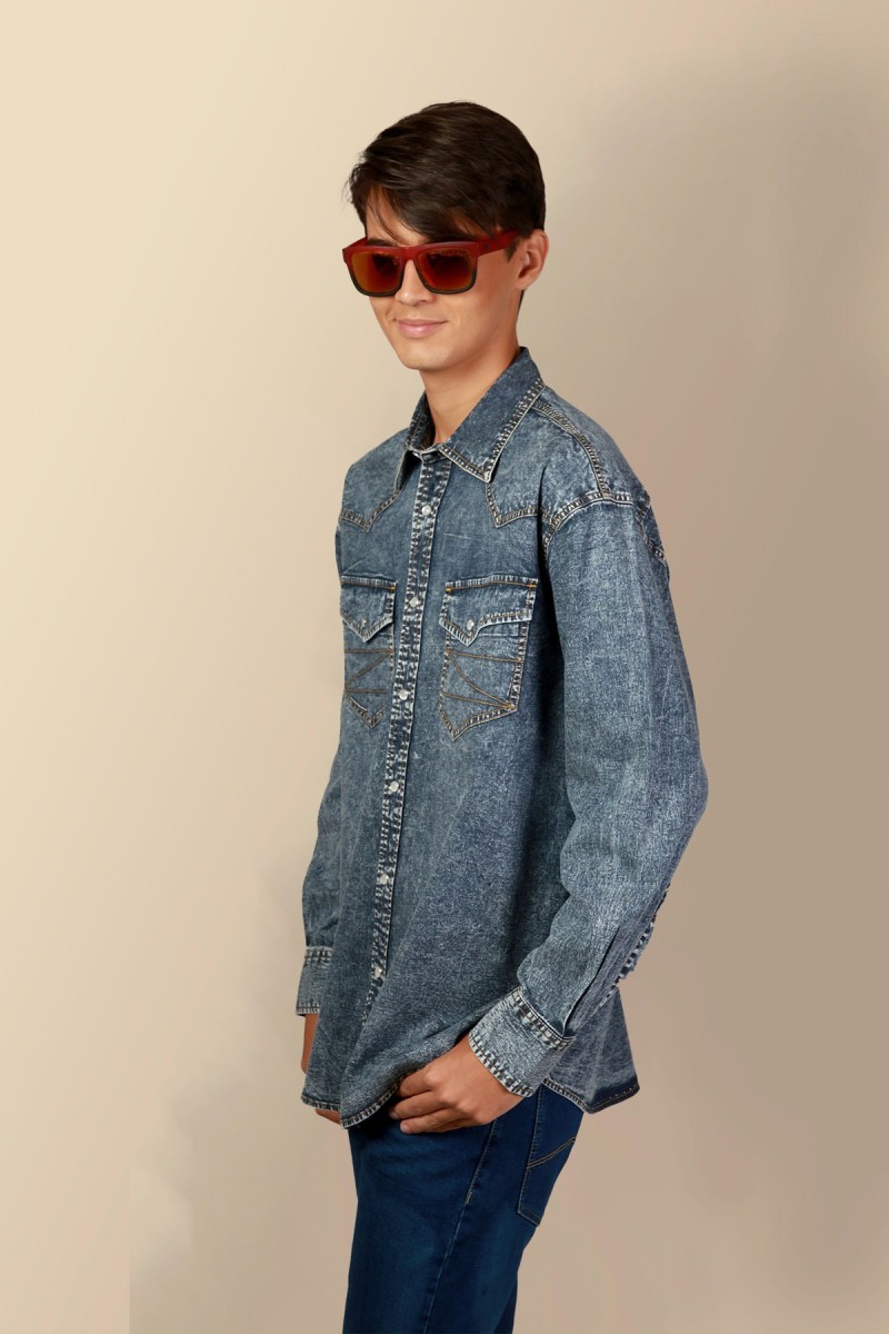 Camisa Denin Cowboy Ref. CL26-92
