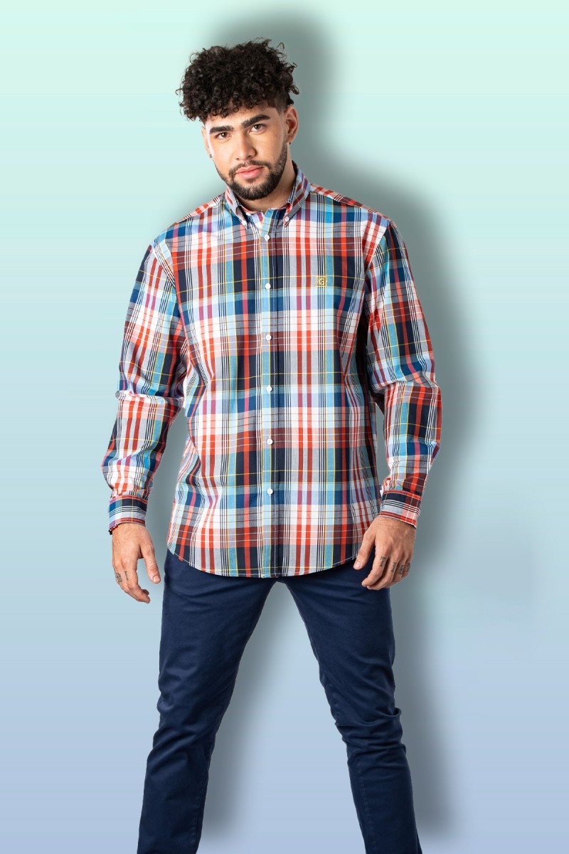 Camisa a cuadros | KƎ Casual Wear