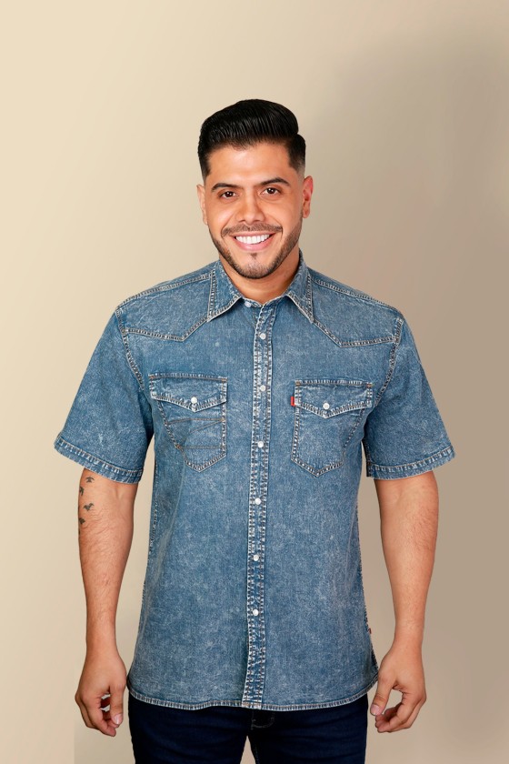 Camisa Denin Cowboy Ref. CC26-92